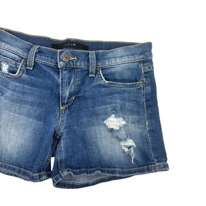 Joe's Distressed Mid-Rise Denim Short Sz 26